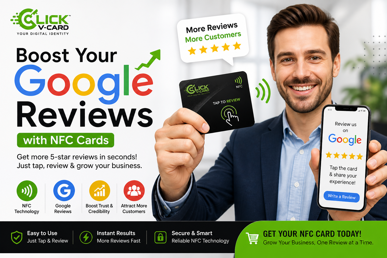 Google Review NFC Card